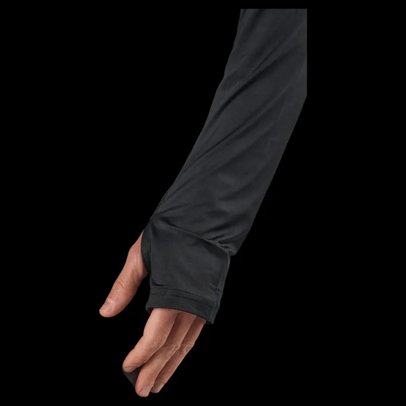 adidas Own the Run 1/2 Zip Long-Sleeve Top Black Svart
