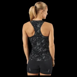 Clearance adidas Own the Run Camo Running Tank Top Black Svart