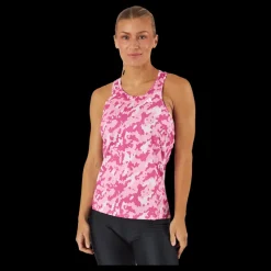 Clearance adidas Own the Run Camo Running Tank Top Clear Pink Rosa