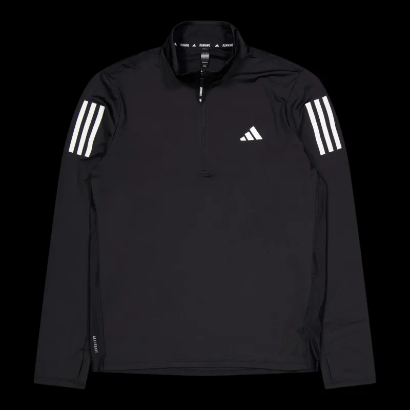 adidas Own the Run Half-Zip Jacket Black Svart