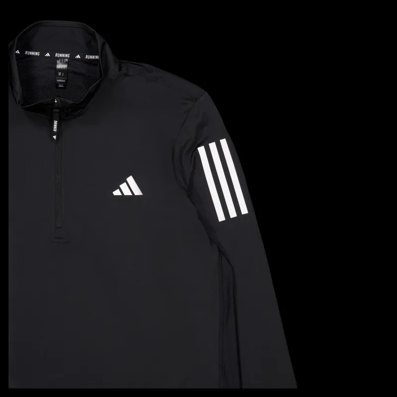 adidas Own the Run Half-Zip Jacket Black Svart