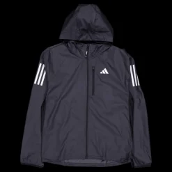 adidas Own the Run Jacket Black Blå New