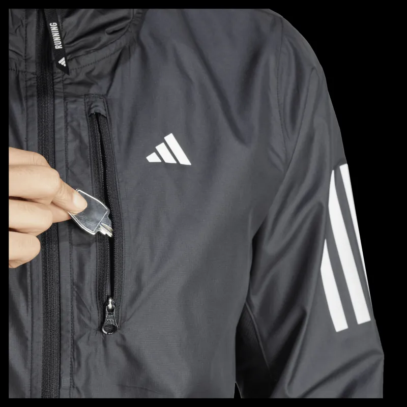 Clearance adidas Own The Run Jacket Black Svart