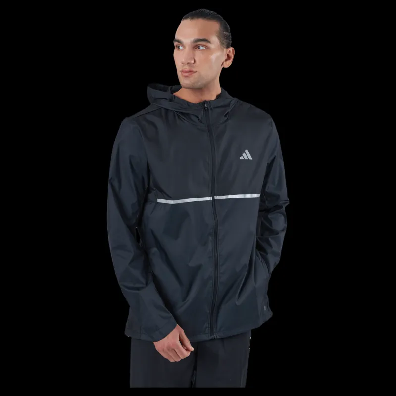 adidas Own the Run Jacket Black Blå