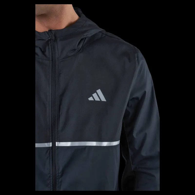 adidas Own the Run Jacket Black Blå
