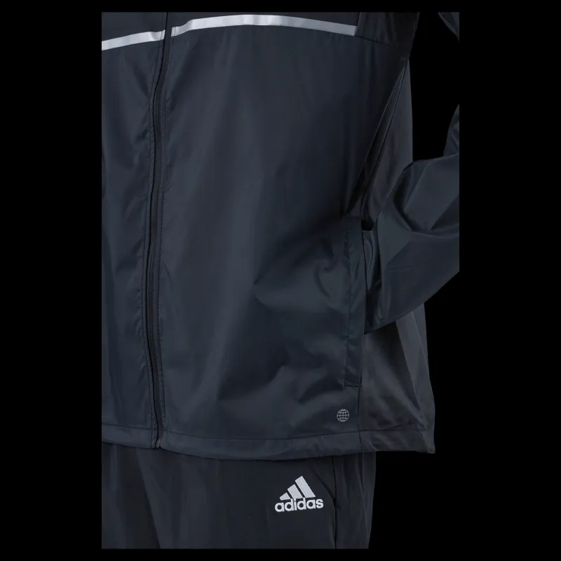 adidas Own the Run Jacket Black Blå