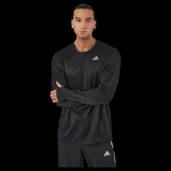 Sale adidas Own the Run Long-Sleeve Top Black Svart