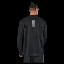 Sale adidas Own the Run Long-Sleeve Top Black Svart