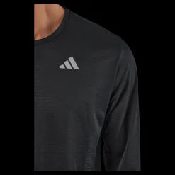 Sale adidas Own the Run Long-Sleeve Top Black Svart