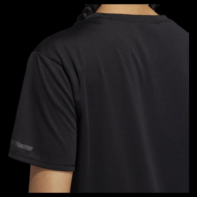 adidas Own The Run Tee Black Svart Clearance