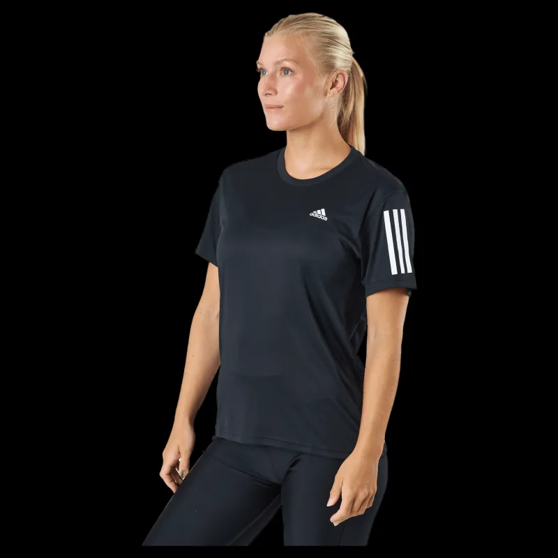 adidas Own The Run Tee Black Svart Discount