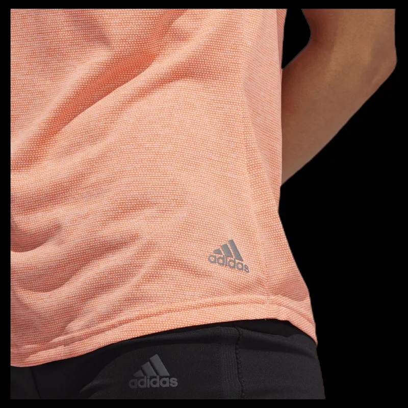 Discount adidas Own the Run Tee Orange/Pink Rosa