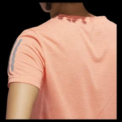 Discount adidas Own the Run Tee Orange/Pink Rosa