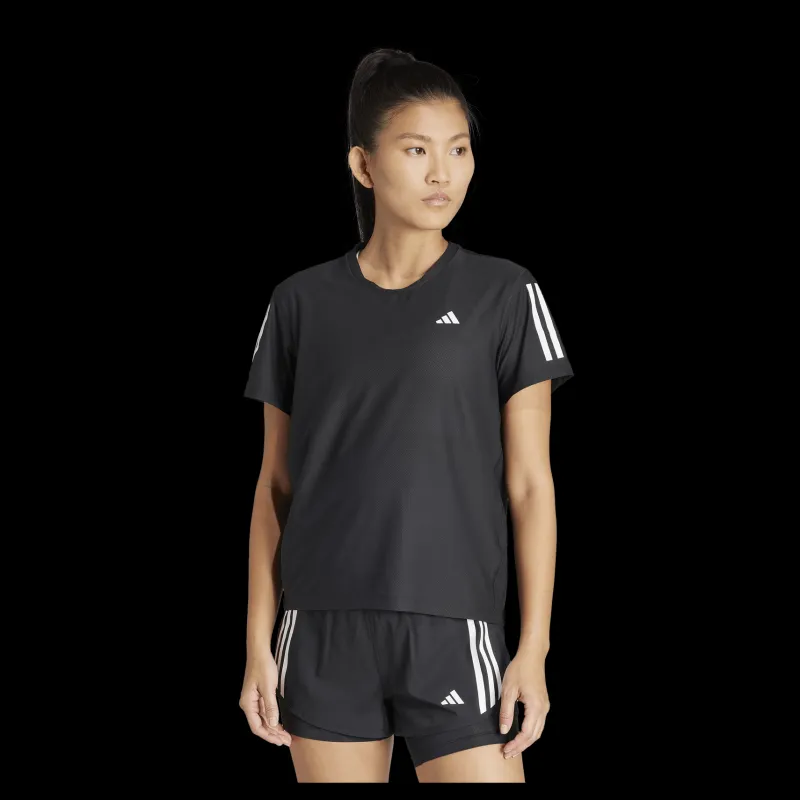 adidas Own The Run T-Shirt Black Grå