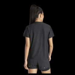 adidas Own The Run T-Shirt Black Grå