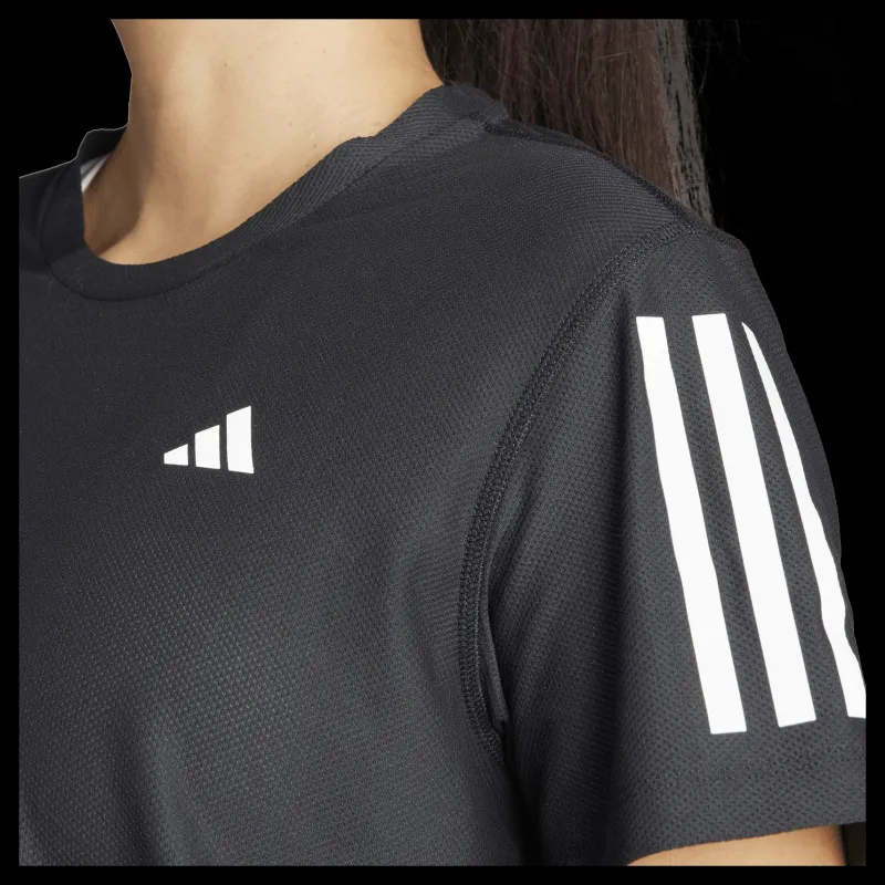 adidas Own The Run T-Shirt Black Grå