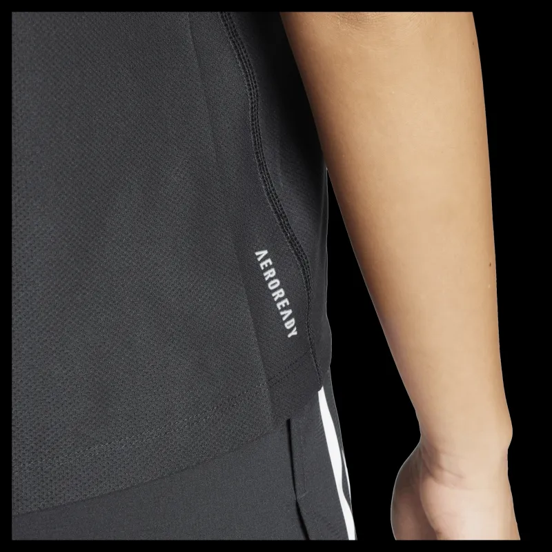 adidas Own The Run T-Shirt Black Grå