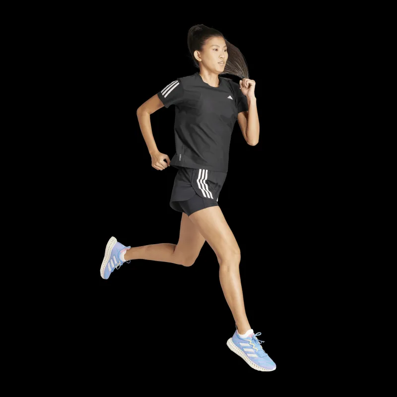 adidas Own The Run T-Shirt Black Grå