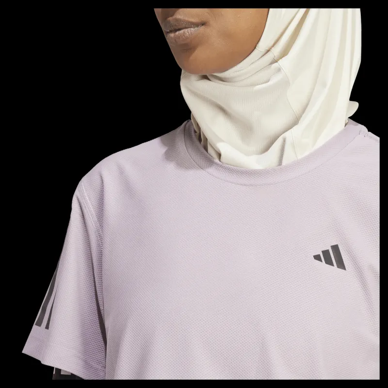 Best adidas Own The Run T-Shirt Preloved Fig Beige