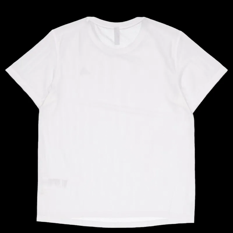 Outlet adidas Own The Run T-Shirt White Vit