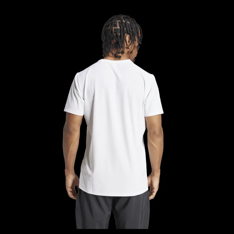adidas Own the Run T-Shirt White Vit Discount