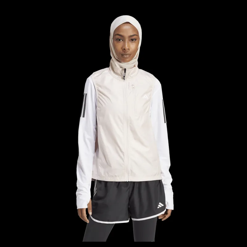 adidas Own the Run Vest Putty Mauve Discount