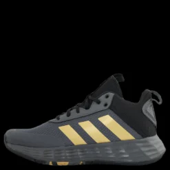 adidas Ownthegame 2.0 Shoes Grey Five / Matte Gold / Core Black Svart