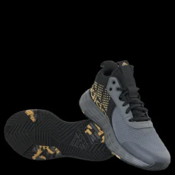 adidas Ownthegame 2.0 Shoes Grey Five / Matte Gold / Core Black Svart