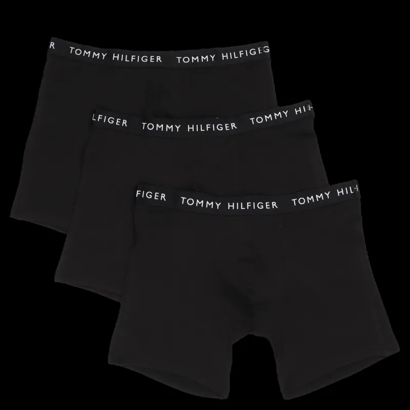 Tommy Hilfiger 3p Boxer Brief Black/black/black Svart Online