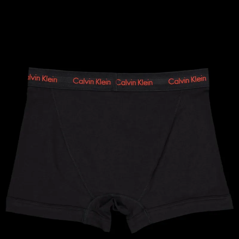 Calvin Klein 3p Trunk Black Svart