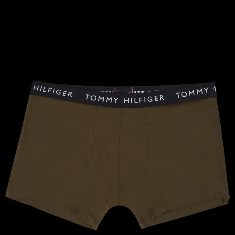 Discount Tommy Hilfiger 3p Trunk Des Skyy/acid Orng/army Gree Blå