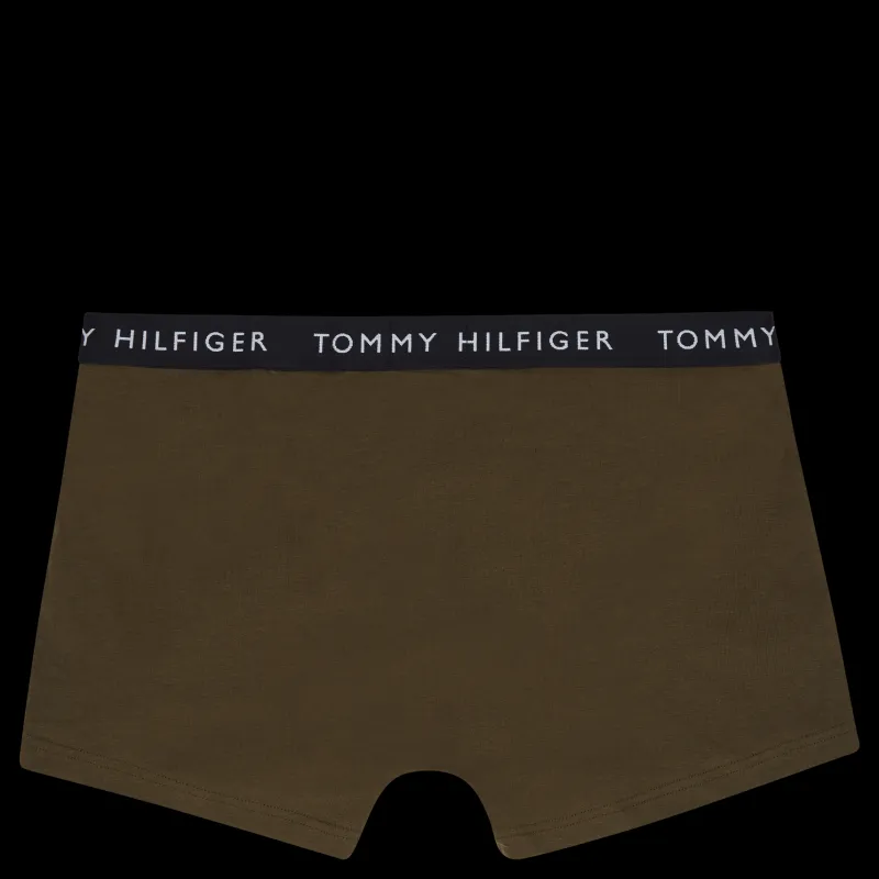 Discount Tommy Hilfiger 3p Trunk Des Skyy/acid Orng/army Gree Blå