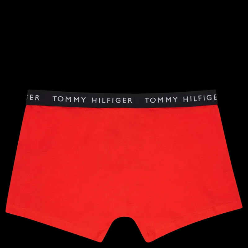 Discount Tommy Hilfiger 3p Trunk Des Skyy/acid Orng/army Gree Blå