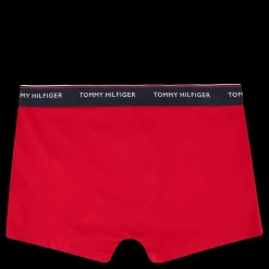 Tommy Hilfiger 3p Trunk Desert Sky/terrain/primary Red Röd Outlet
