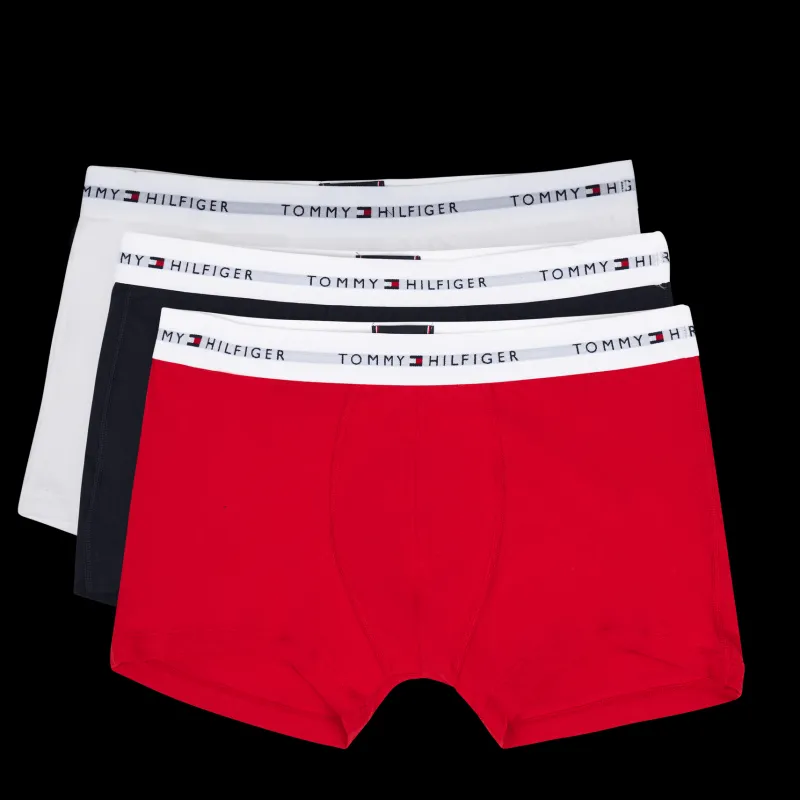 Sale Tommy Hilfiger 3p Trunk Desert sky/white/primary red Blå, Vit och Röd