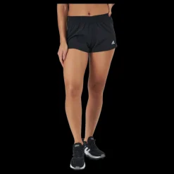 Sale adidas Pacer 3 Stripe Woven Short Black / White Svart