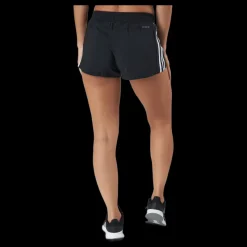 Sale adidas Pacer 3 Stripe Woven Short Black / White Svart