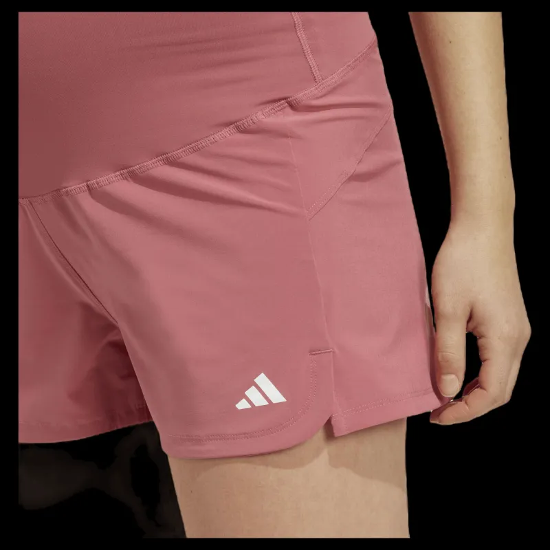 Hot adidas Pacer AEROREADY Train Essentials Woven Shorts (Maternity) Pnkstr/White Rosa