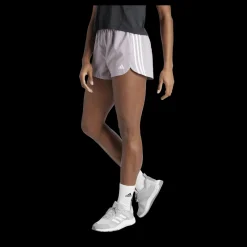 Outlet adidas Pacer Training 3-Stripes Woven High-Rise Shorts Preloved Fig / White Vit