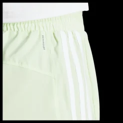 adidas Pacer Training 3-Stripes Woven High-Rise Shorts Green Vit New