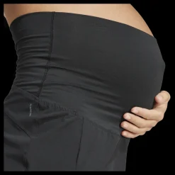 adidas Pacer Woven Stretch Training Maternity Shorts Black / White Svart New