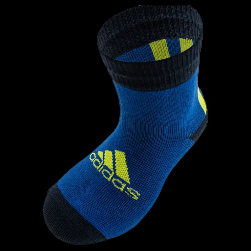 adidas 3-Pack Ankle Socks Blue/Green Blå och Grön