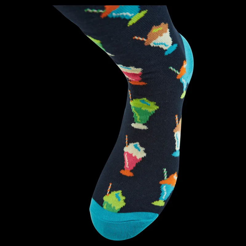 Hot Happy Socks 4-pack At The Diner Socks Gift Multi Flerfärgad