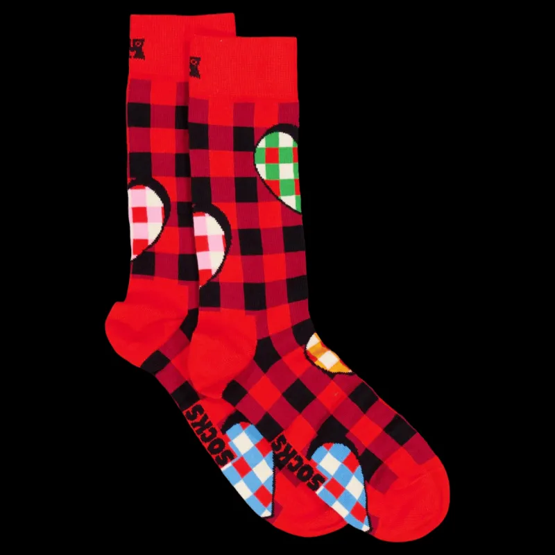 Happy Socks 1-pack Bauble Gift Set Red Röd Hot