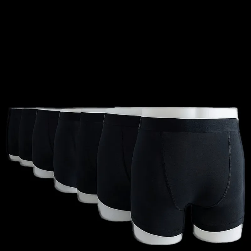 Discount Bread & Boxers 7-pack Boxer Brief Svart