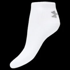 Outlet Under Armour 6-Pack Charged Cotton Kids White/Black/Grey Vit, Svart och Grå