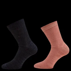 Clearance Molo 2-Pack Chunky Rib Junior Pink/Black Rosa och Svart