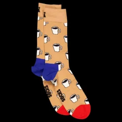 Happy Socks 1-pack Coffee Cup Gift Set Beige Sale