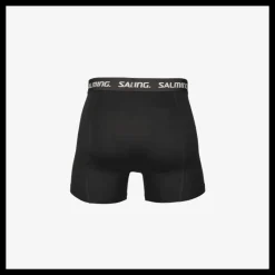 Salming 2-pack Cotton Boxer Black Svart Outlet