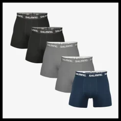 Salming 5-pack Cotton Boxer Mixed Svart New